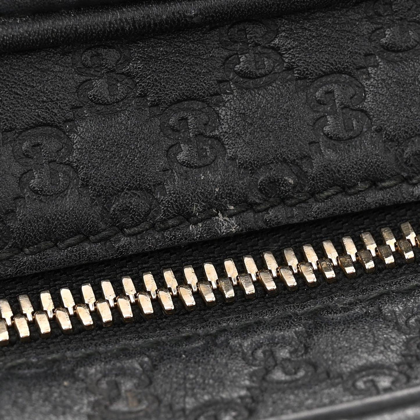 Microguccissima Mini Bree Messenger Bag Black