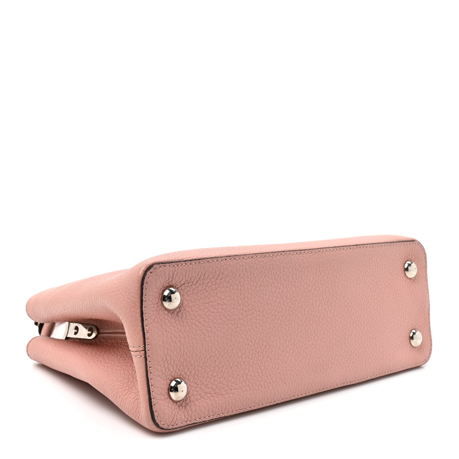 Louis Vuitton Taurillon Capucines PM Magnolia 4 of 13
