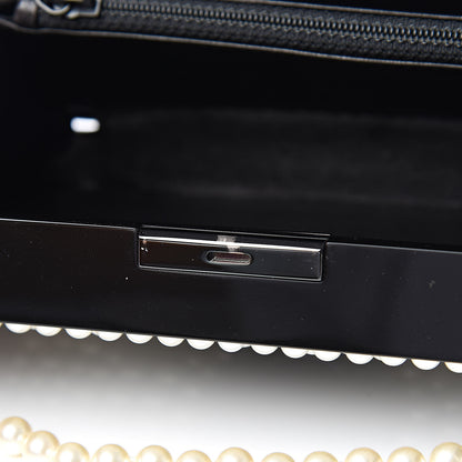 Chanel Pearl Boy Brick Lego Clutch Black 11 of 17