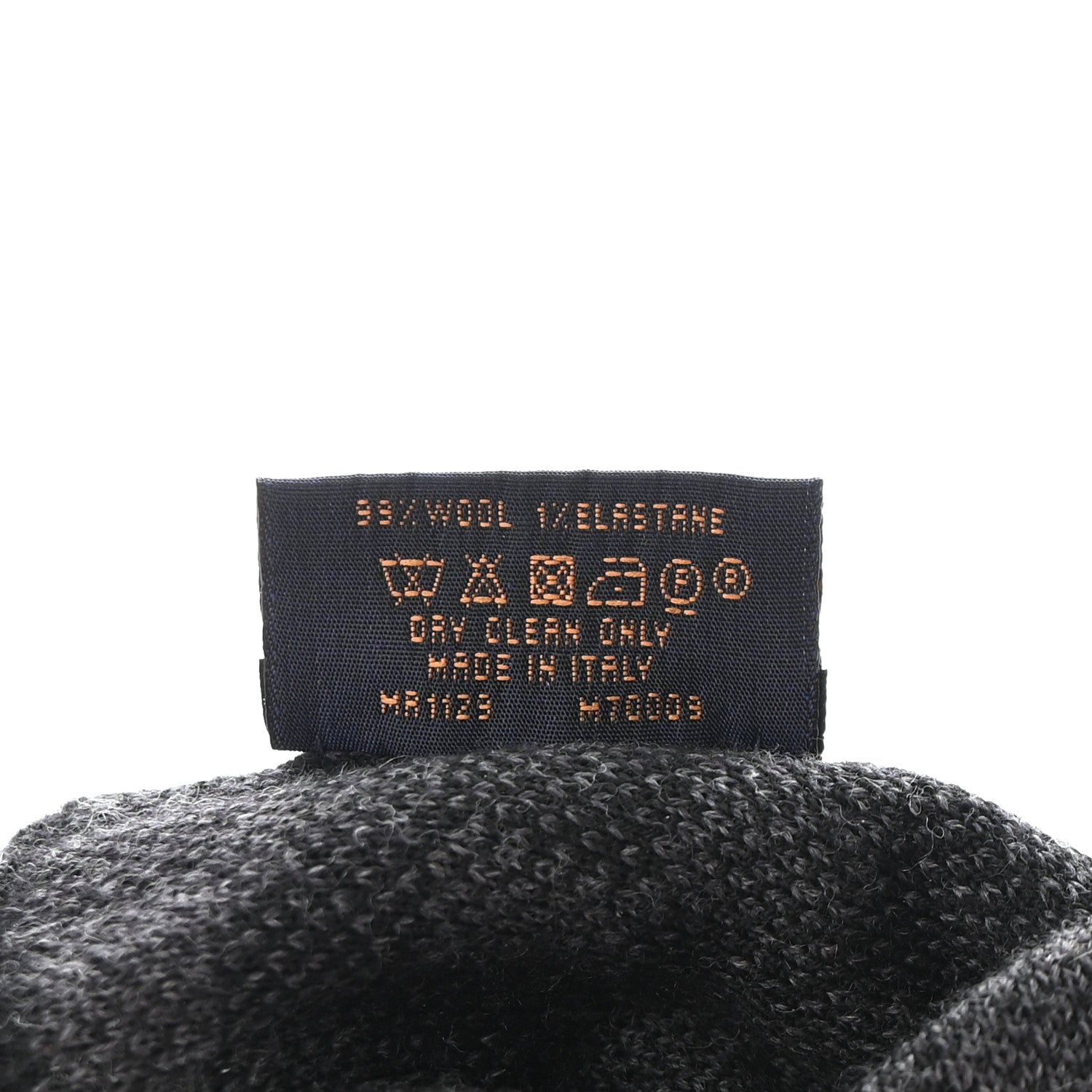 Louis Vuitton Wool Bonnet Petit Damier Graphite Beanie Hat 6 of 6