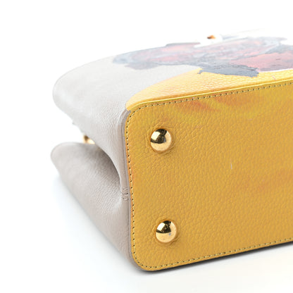 Louis Vuitton Taurillon Artycapucines Henry Taylor MM Snow 8 of 9