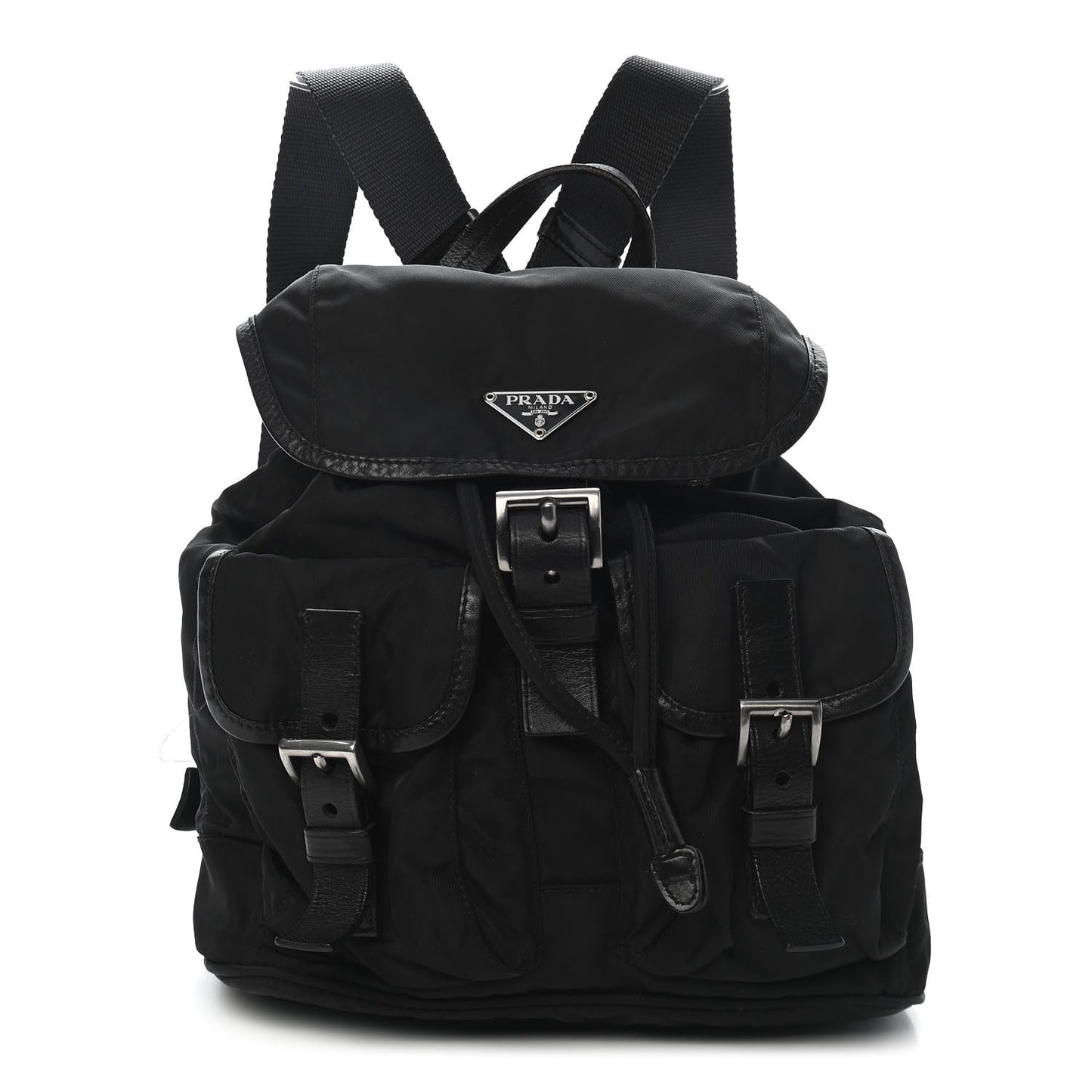 Tessuto Nylon Vela Small Backpack Black
