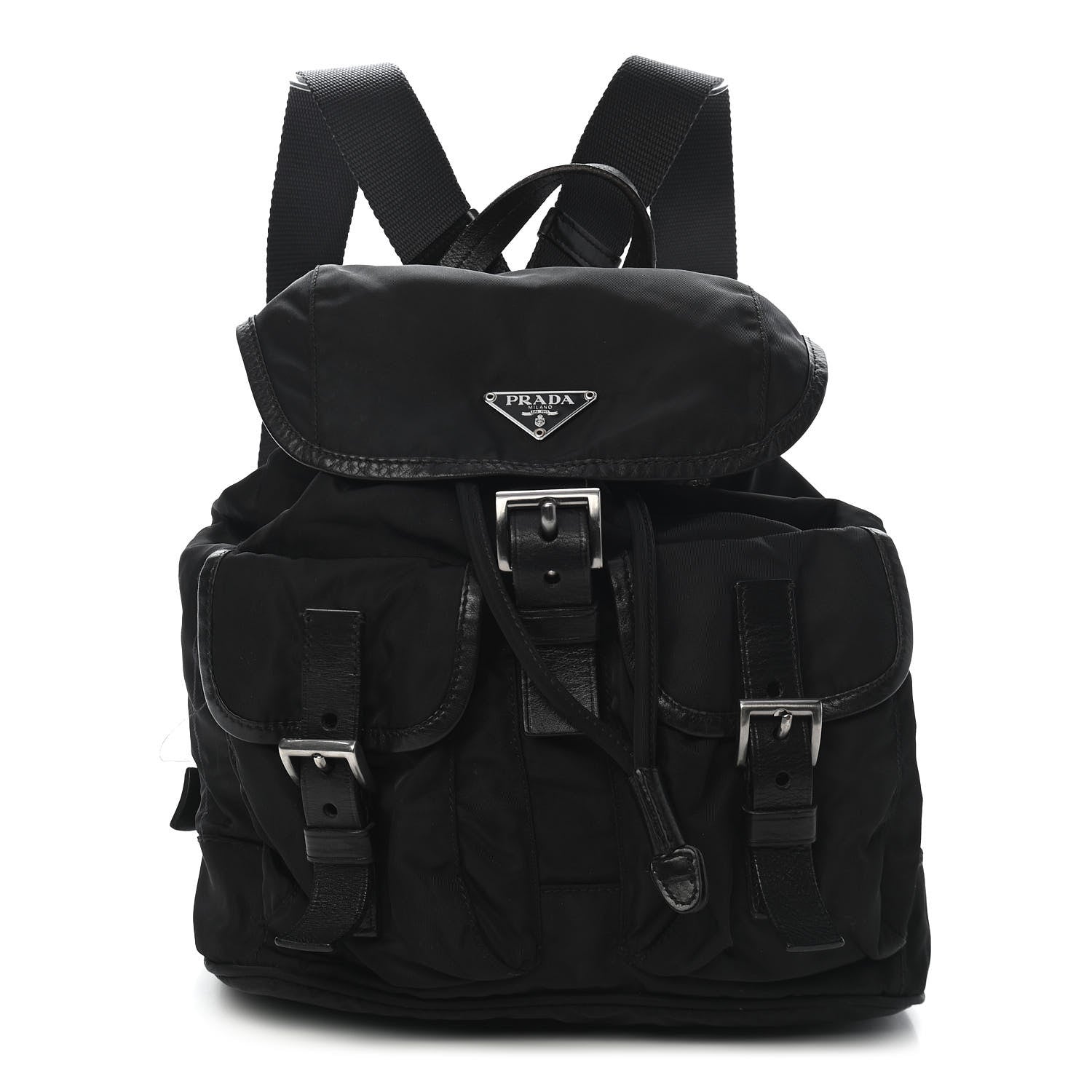 Prada Tessuto Nylon Vela Small Backpack Black 1 of 10