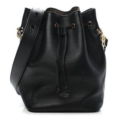 Fendi Vitello Grace Matte F is Fendi Grande Mon Tresor Bucket Bag Black 1 of 13