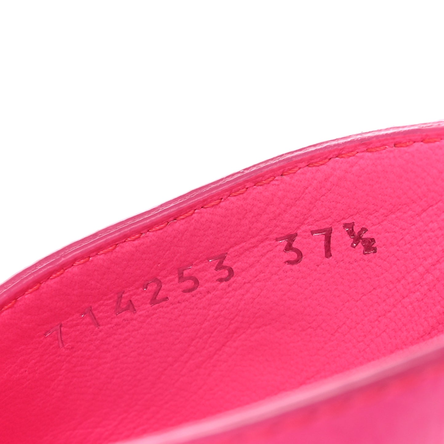 Agneau Arena Cagole 70mm Mules 37.5 Fluo Pink