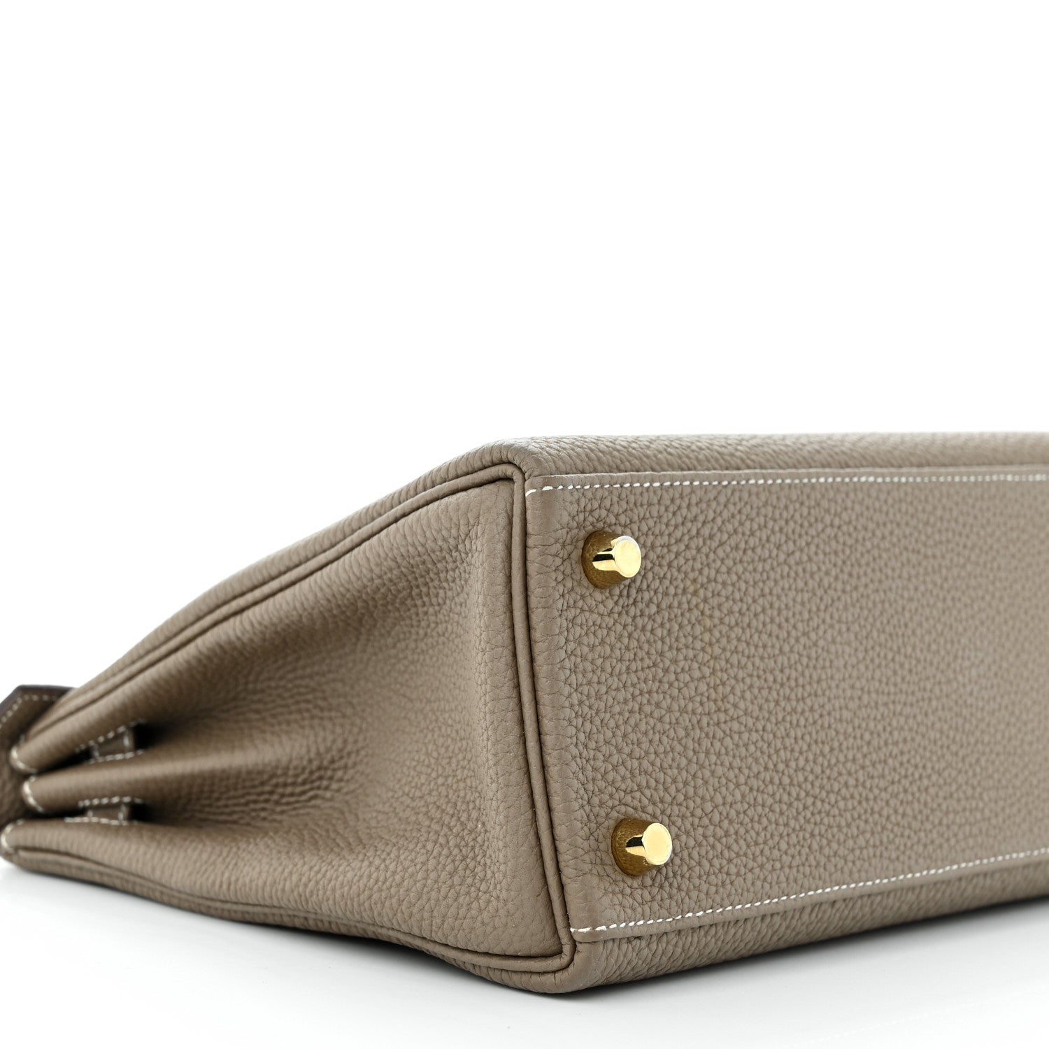 Hermes Togo Kelly Retourne 25 Etoupe 9 of 14