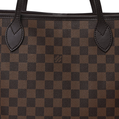Louis Vuitton Damier Ebene Neo Neverfull MM Rose Ballerine 13 of 13