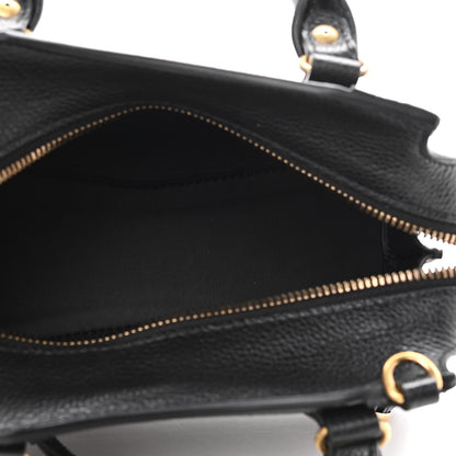 Balenciaga Grained Calfskin Neo Classic Gold Hardware Mini City Black 5 of 10