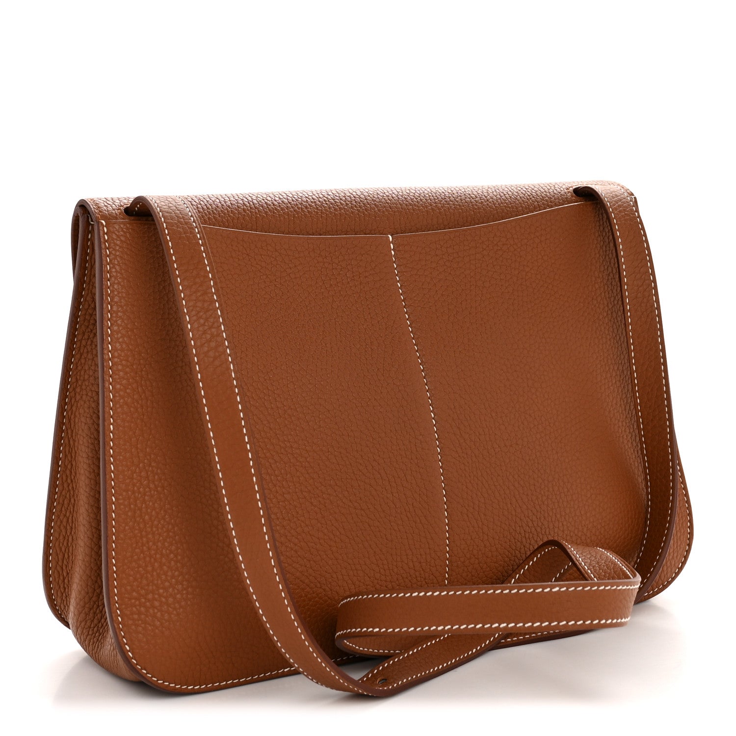 エルメス Hermes Taurillon Clemence Halzan 31 Gold 1781850 – FASHIONPHILE