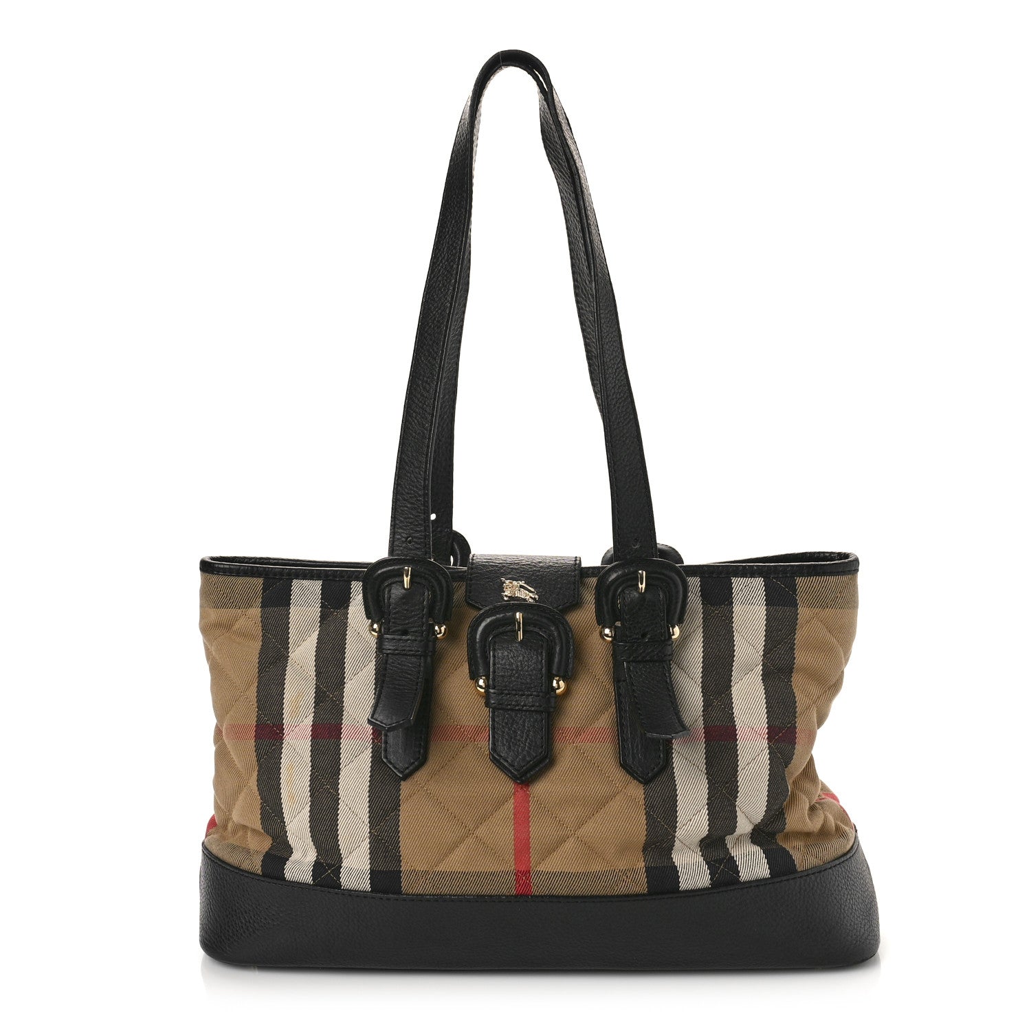 Burberry House Check Quilted Tote Brown 1 of 8