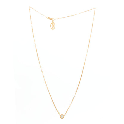 Cartier 18K Pink Gold Diamond LM D'Amour Pendant Necklace 3 of 5