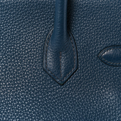 Hermes Togo Birkin 30 Bleu De Malte 10 of 35
