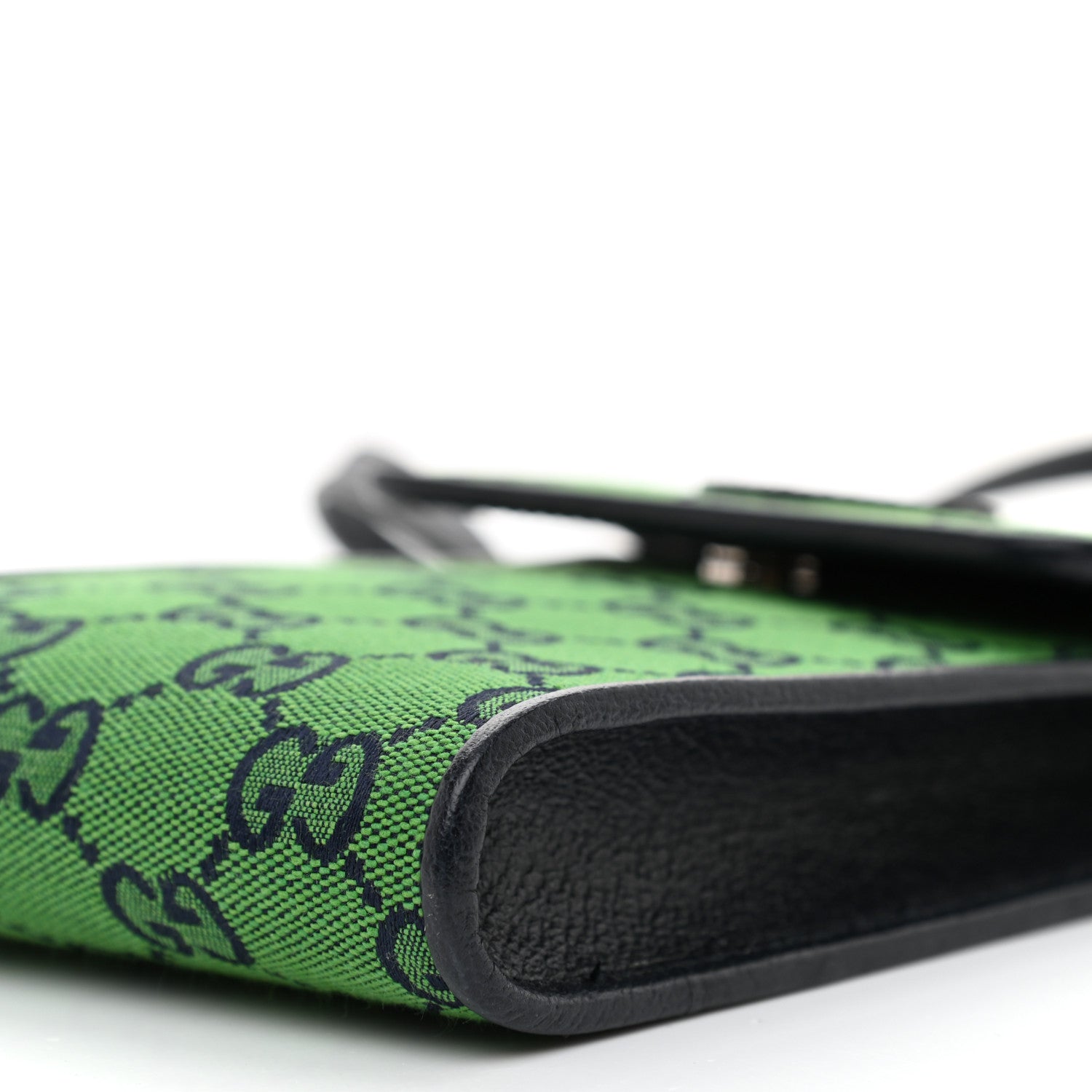 Gucci Monogram Multicolor Textured Calfskin Mini Retro Interlocking G Crossbody Bag Green Blue 8 of 9