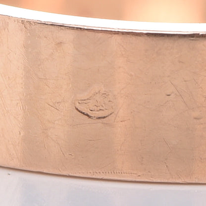 Hermes 18K Rose Gold PM Collier De Chien Ring 50 5.5 6 of 7