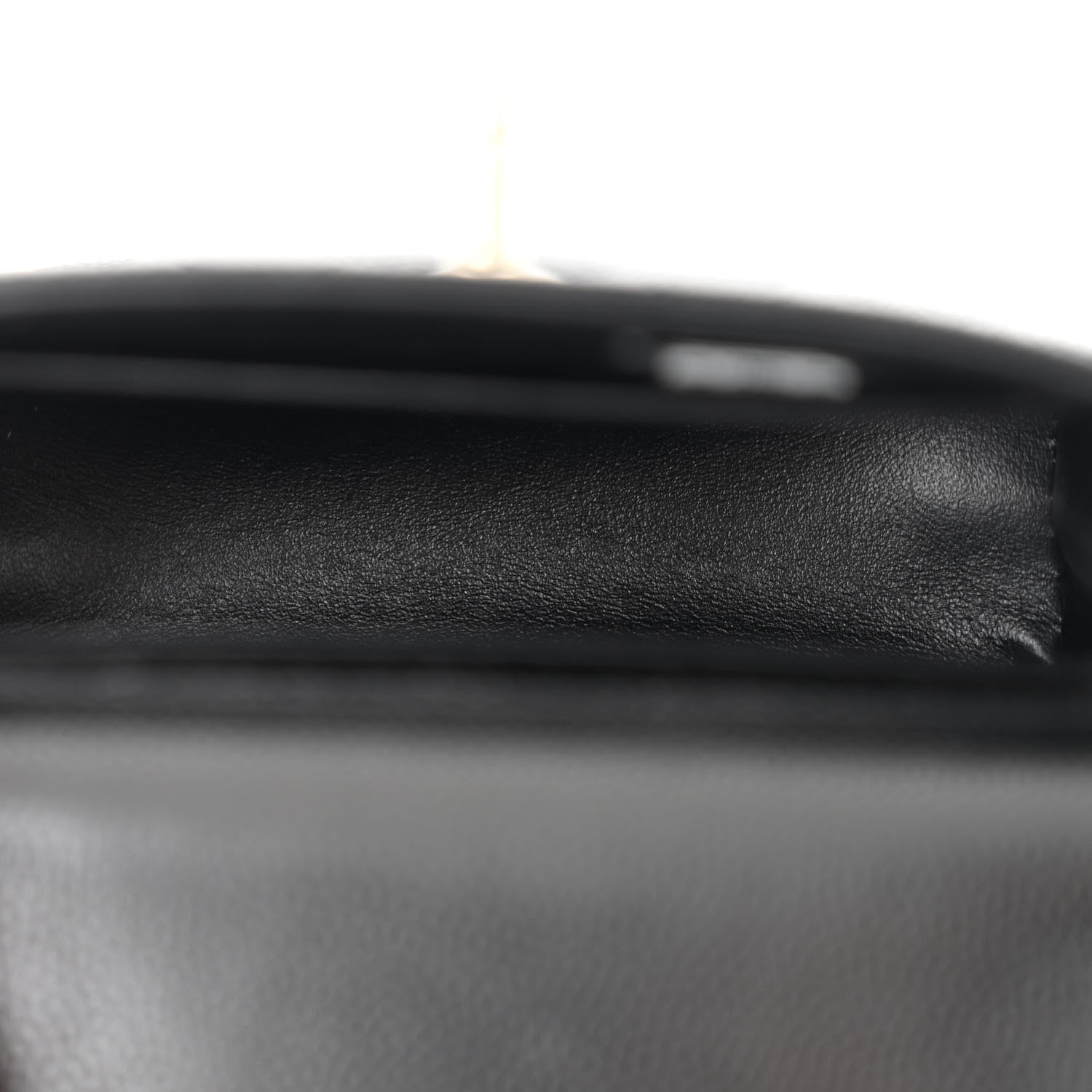 Chanel Caviar Quilted Nano Coco Handle Clutch With Chain Black 5 of 11