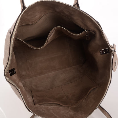 Louis Vuitton Veau Cachemire Soft Lockit MM Galet 5 of 7