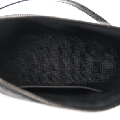 Gucci Calfskin Matelasse Chevron Monochrome GG Marmont Sling Shoulder Bag Black 5 of 10