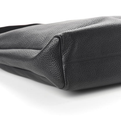 Burberry Grainy Calfskin Large Hobo Black 6 of 10