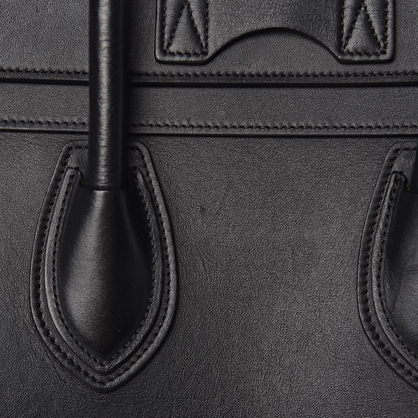 Smooth Calfskin Mini Luggage Black