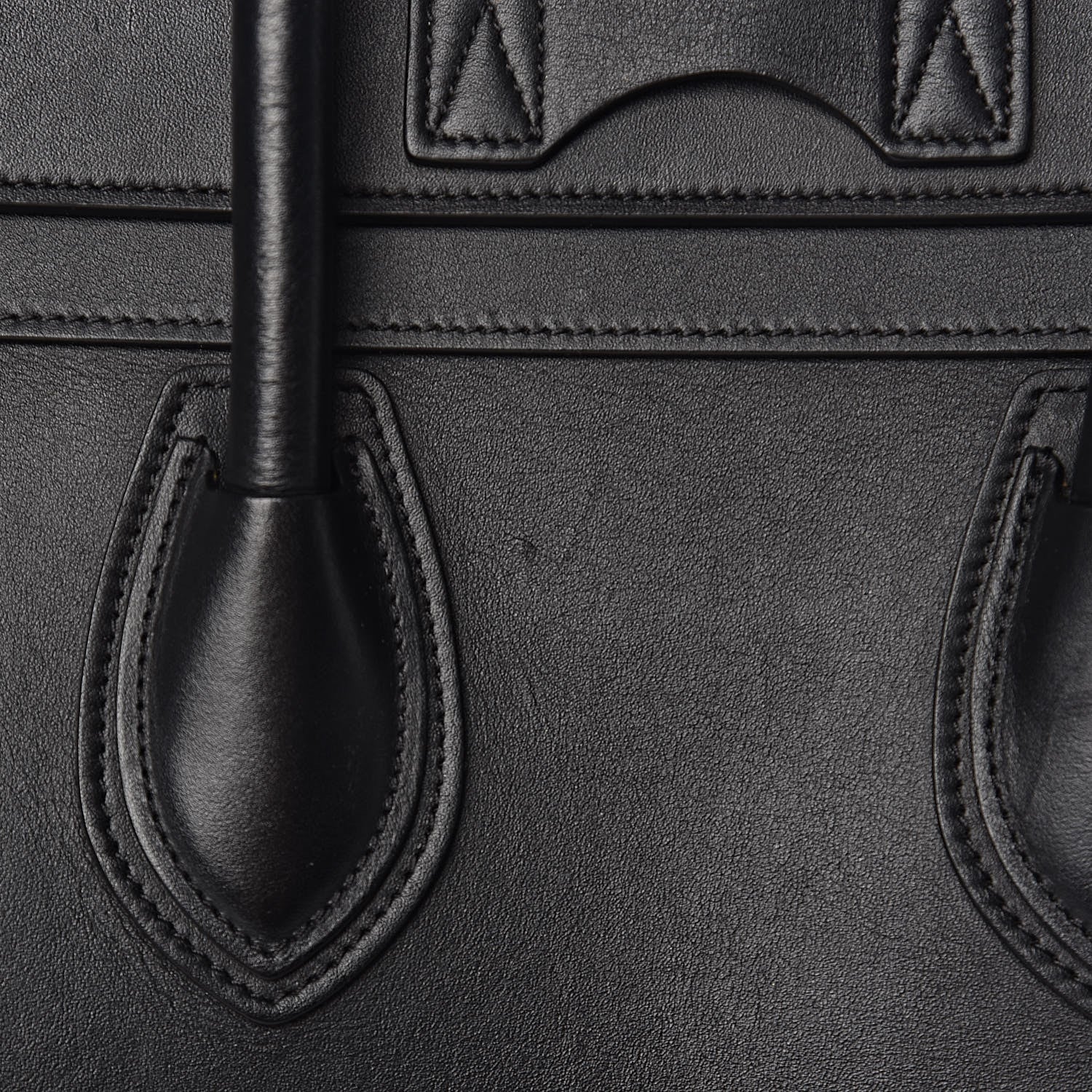 Celine Smooth Calfskin Mini Luggage Black 8 of 12