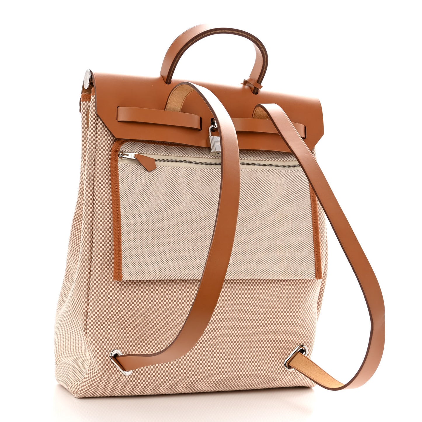 Vache Hunter Criss Viking Herbag a Dos Retourne Backpack Ecru Beige Naturel
