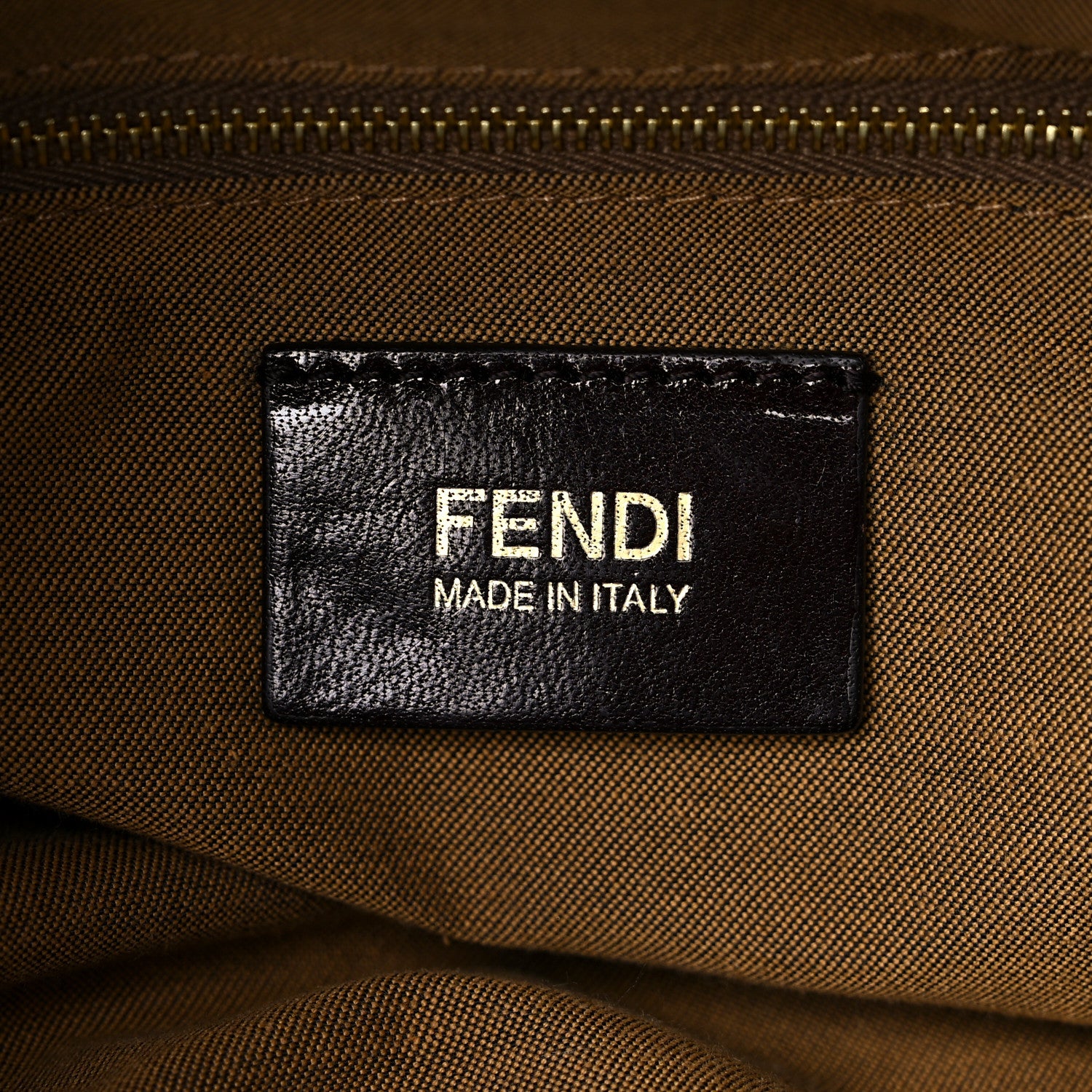 Fendi Zucca Rose Large Chef Shopper Tote Tobacco 6 of 14