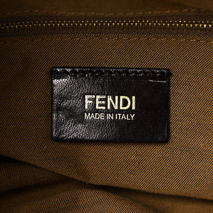 Fendi Zucca Rose Large Chef Shopper Tote Tobacco 6 of 14