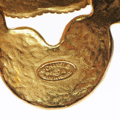 Chanel CC Brooch Gold 4 of 5