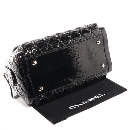 Chanel Patent Day Glo Flap Bag Black 4 of 7