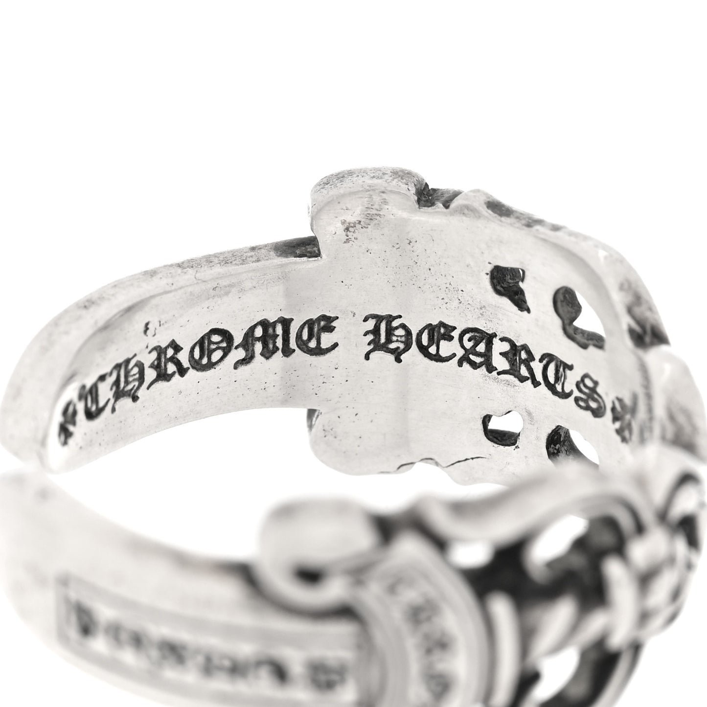 Sterling Silver Double Dagger Ring 61 9.5