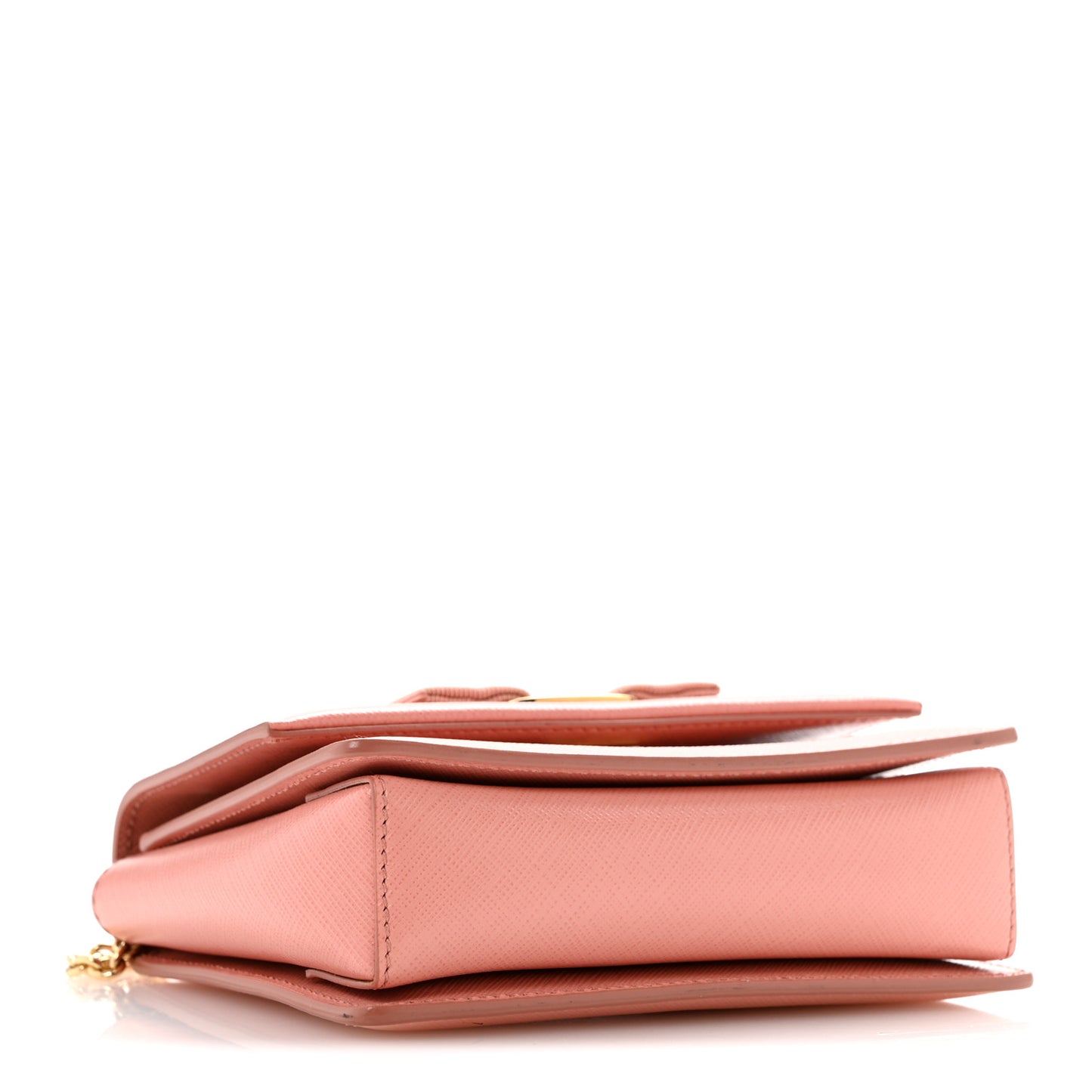 Hammered Calfskin Mini Vara Bow Crossbody Bag Pink