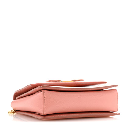 Salvatore Ferragamo Hammered Calfskin Mini Vara Bow Crossbody Bag Pink 4 of 11