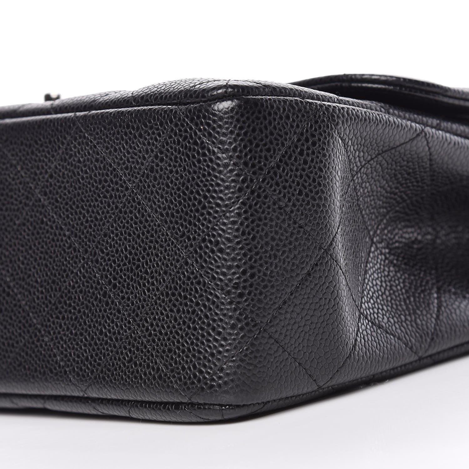 Chanel Caviar Quilted Jumbo Double Flap Black 9 of 9