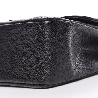 Chanel Caviar Quilted Jumbo Double Flap Black 9 of 9