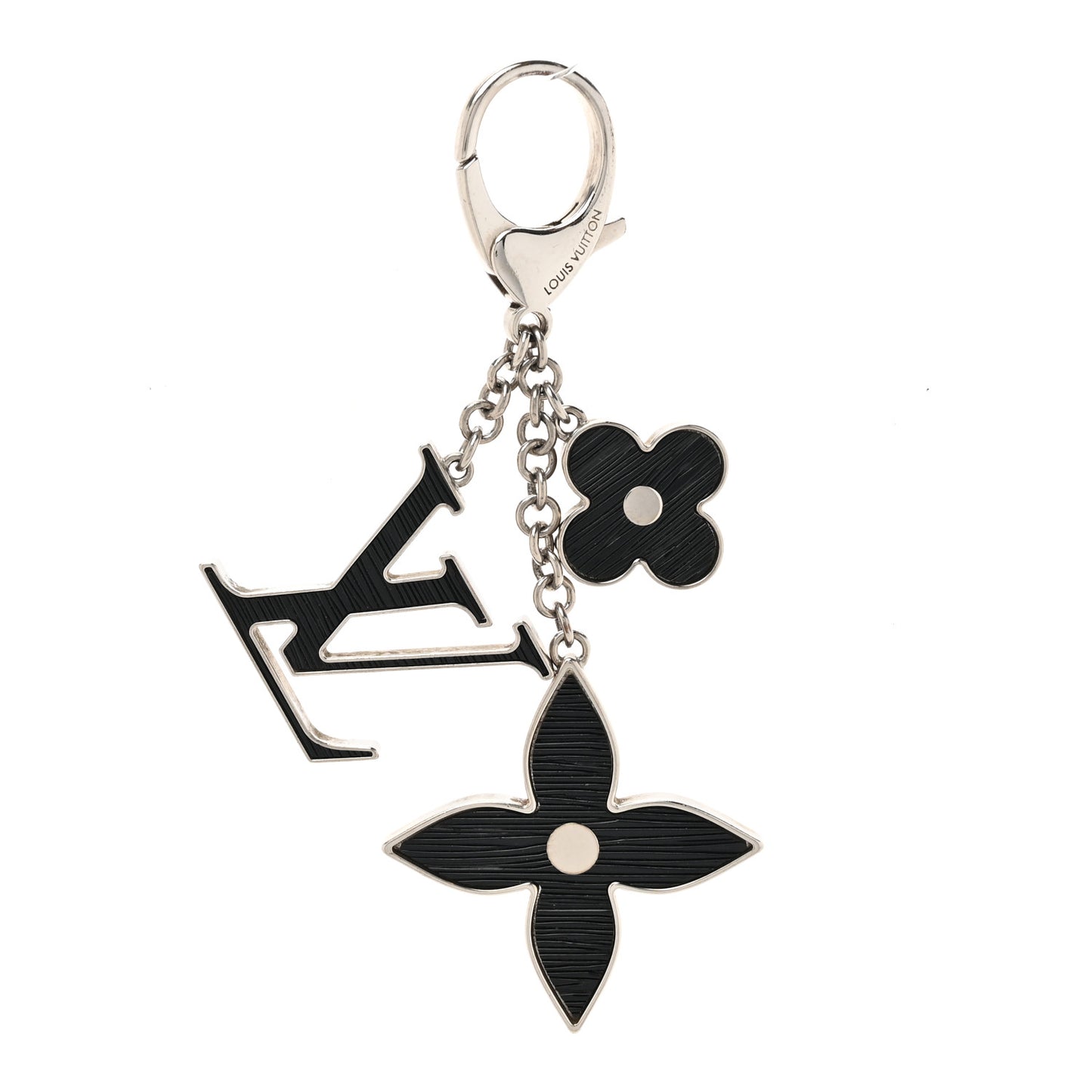 Electric Epi Fleur d'Epi Bag Charm Black