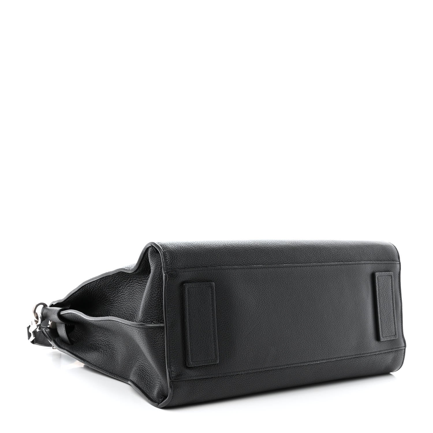 Saint Laurent Grained Calfskin Sac De Jour Souple North South Tote Black 4 of 12