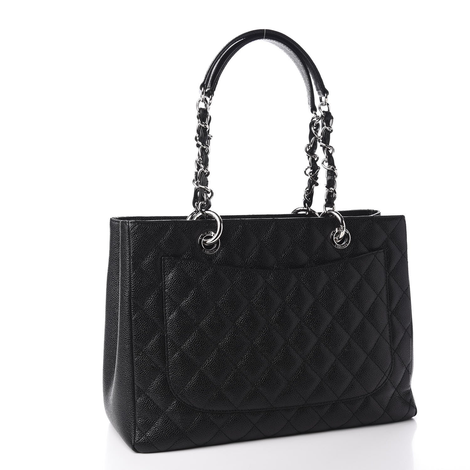 Chanel Caviar Quilted Grand Shopping Tote GST Black 2 of 11