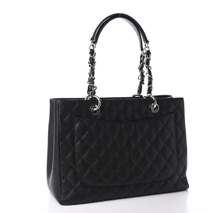 Chanel Caviar Quilted Grand Shopping Tote GST Black 2 of 11