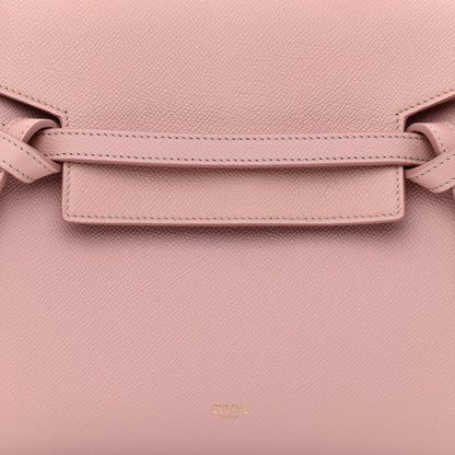 Celine Grained Calfskin Micro Belt Bag Vintage Pink 9 of 11