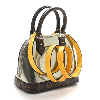 Louis Vuitton Vernis Epi Monogram Alma BB Bitume Metallise 3 of 9