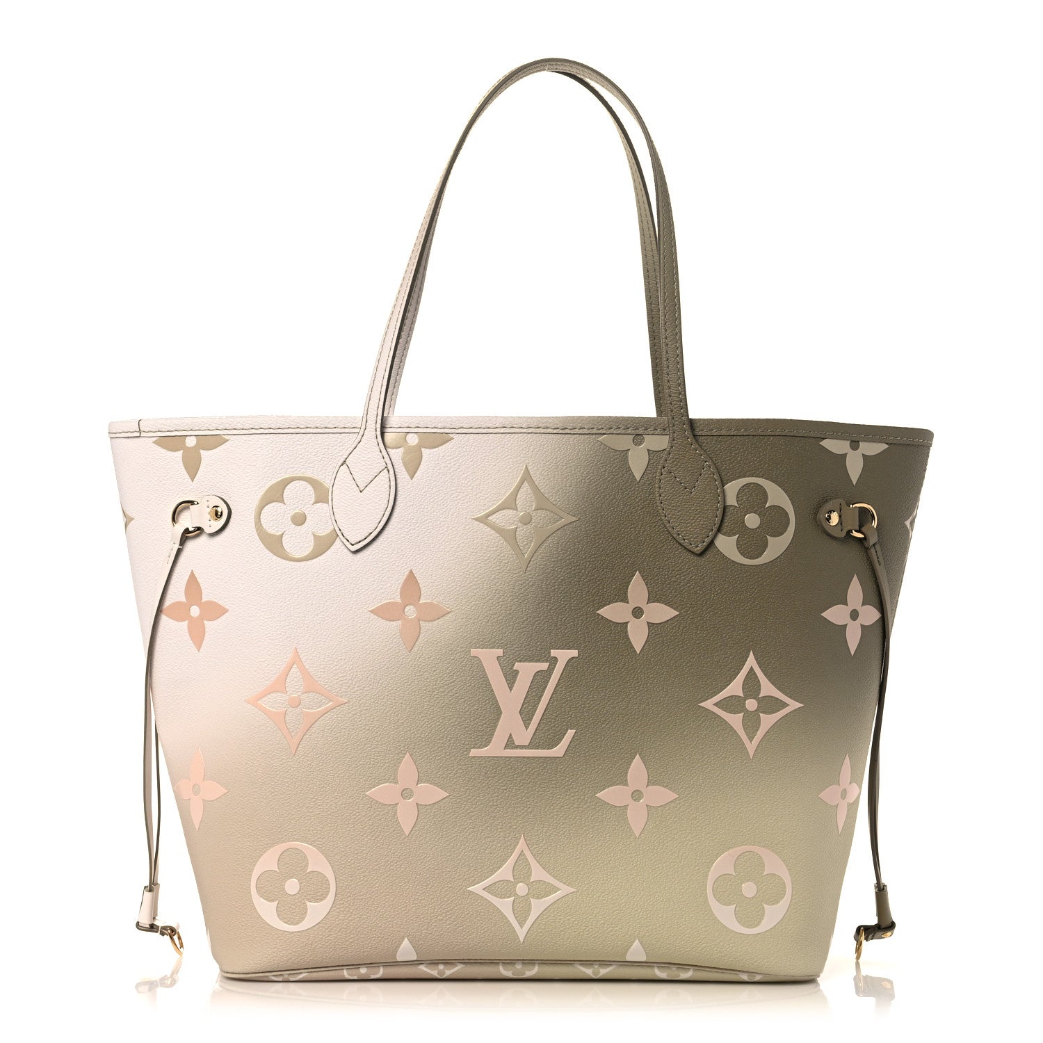 Louis Vuitton Monogram Giant Spring In The City Neverfull MM Sunset Kaki 3 of 10