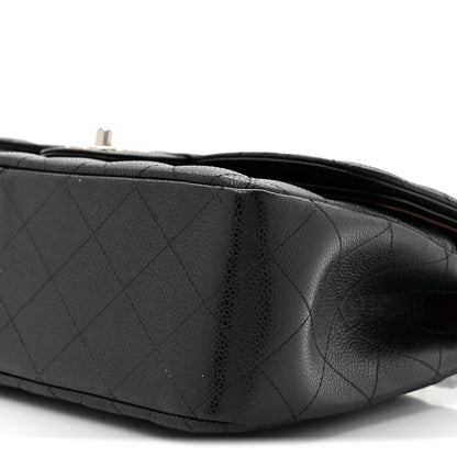 Chanel Caviar Quilted Jumbo Double Flap Black 10 of 10