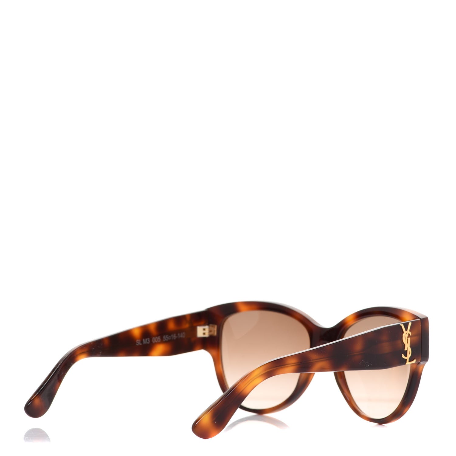 Saint Laurent SL M3 005 Sunglasses Tortoise 4 of 8