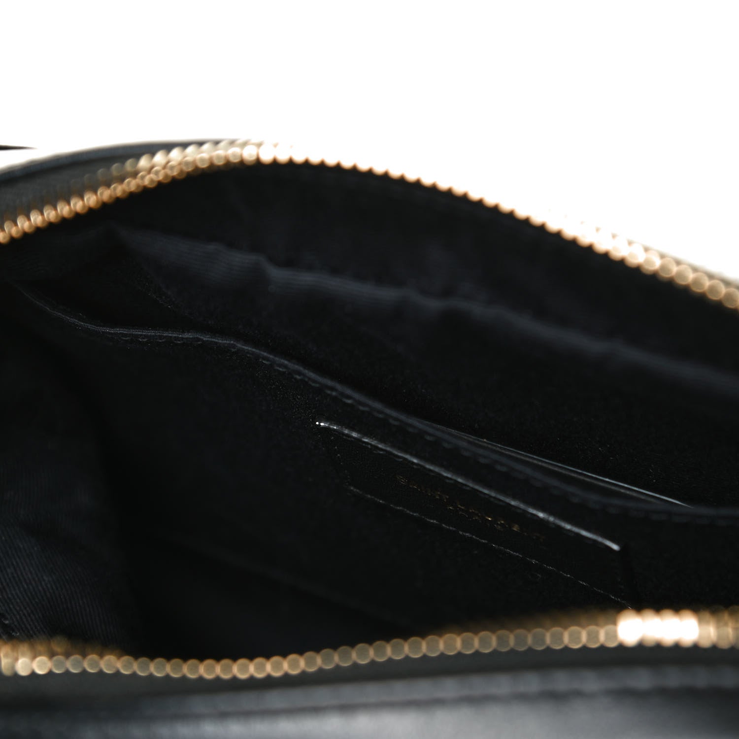 Saint Laurent Calfskin Matelasse Monogram Lou Camera Bag Black 12 of 13