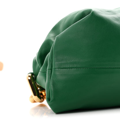 Bottega Veneta Calfskin The Pouch Chain Racing Green 9 of 10