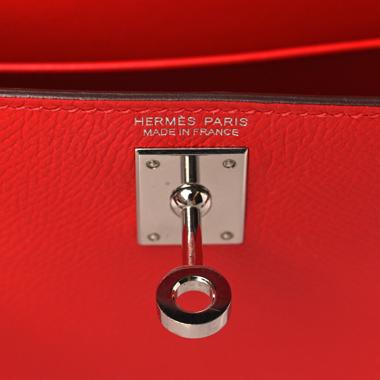 Epsom Mini Kelly Sellier 20 Rouge de Coeur