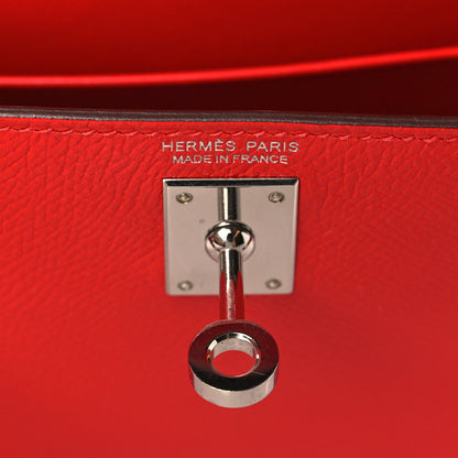 Hermes Epsom Mini Kelly Sellier 20 Rouge de Coeur 5 of 8