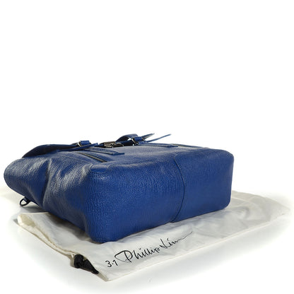 3.1 Phillip Lim 3.1 Textured Calfskin Large Pashli Satchel Cobalt 4 of 12