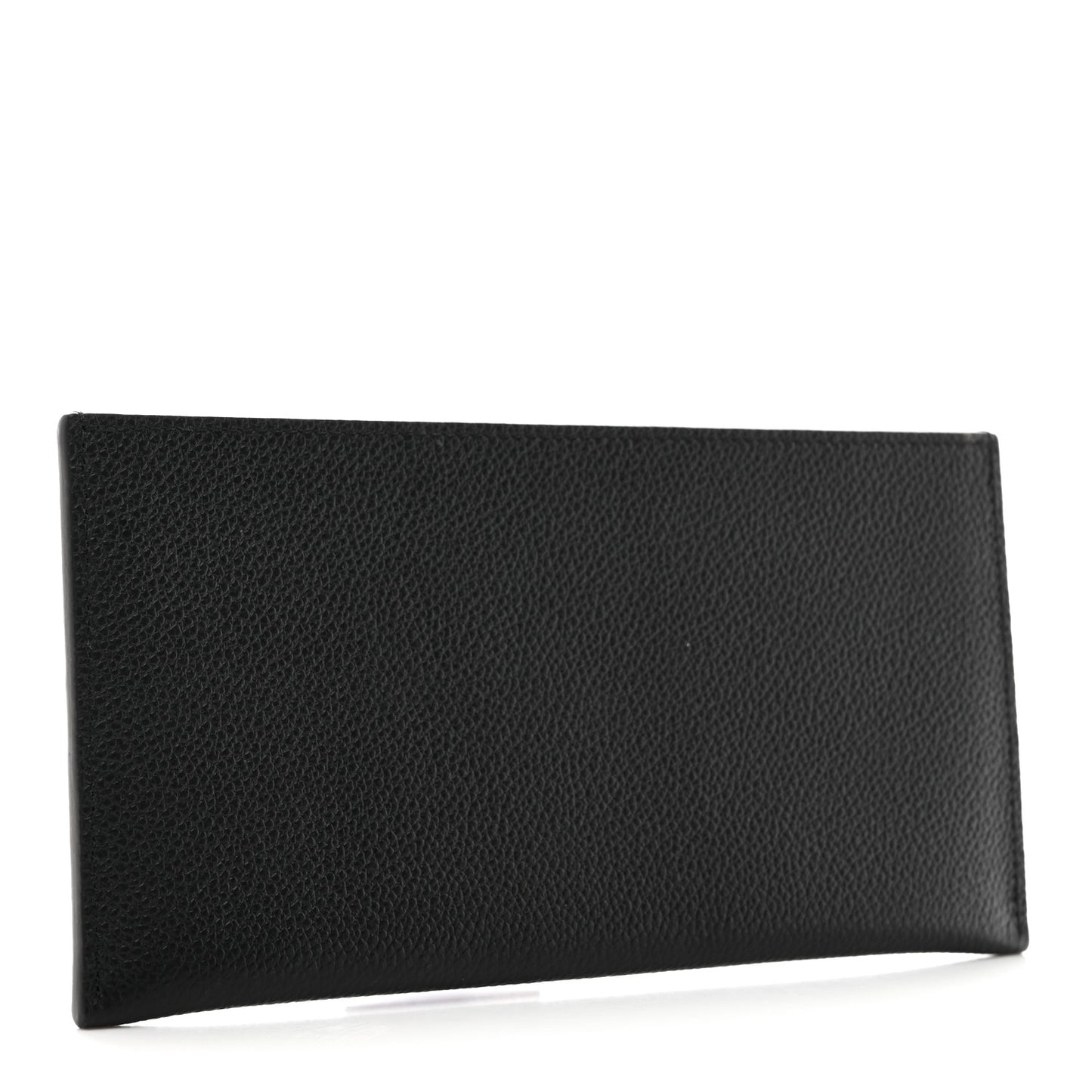Calfskin Felicie Chain Wallet Card Holder Insert Black
