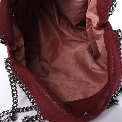 Stella McCartney Shaggy Deer Falabella Fold Over Tote Burgundy 4 of 10